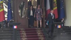 Conferință de presă susținută de Președintele Republicii Moldova, Maia Sandu, și Președintele Republicii Franceze, Emmanuel Macron