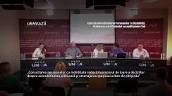 Clubul de presă cu tema „Consultarea persoanelor cu mobilitate redusă în procesul de luare a deciziilor despre accesibilitatea pietonală și amenajarea spațiului urban din municipiul Chișinău”