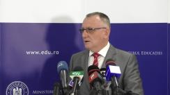 Declarații de presă susținute de ministrul Educației din România, Sorin Mihai Cîmpeanu