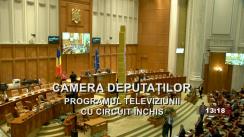 Ședința în plen a Camerei Deputaților României din 22 iunie 2022