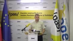 Conferință de presă susținută de consilierii municipali PAS, Dumitru Ivanov și Roman Roșca