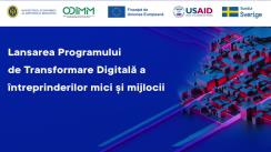 Conferința de lansare a Programului de transformare digitală a întreprinderilor mici și mijlocii