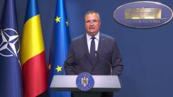 Conferință de presă după ședința Guvernului României din 23 iunie 2022