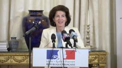 Conferință de presă susținută de ambasadoarea Franței în România, Laurence Auer, cu ocazia încheierii Președinției franceze a Consiliului Uniunii Europene