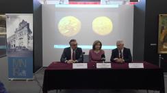 Conferință de presă prilejuită de repatrierea a două monede antice de aur, cu o valoare excepțională, recent recuperate din Regatul Unit al Marii Britanii și Irlandei de Nord