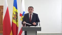 Conferință de presă susținută de președintele raionului Orhei, Dinu Țurcanu, privind problema finanțării instituțiilor de învățământ din raionul Orhei