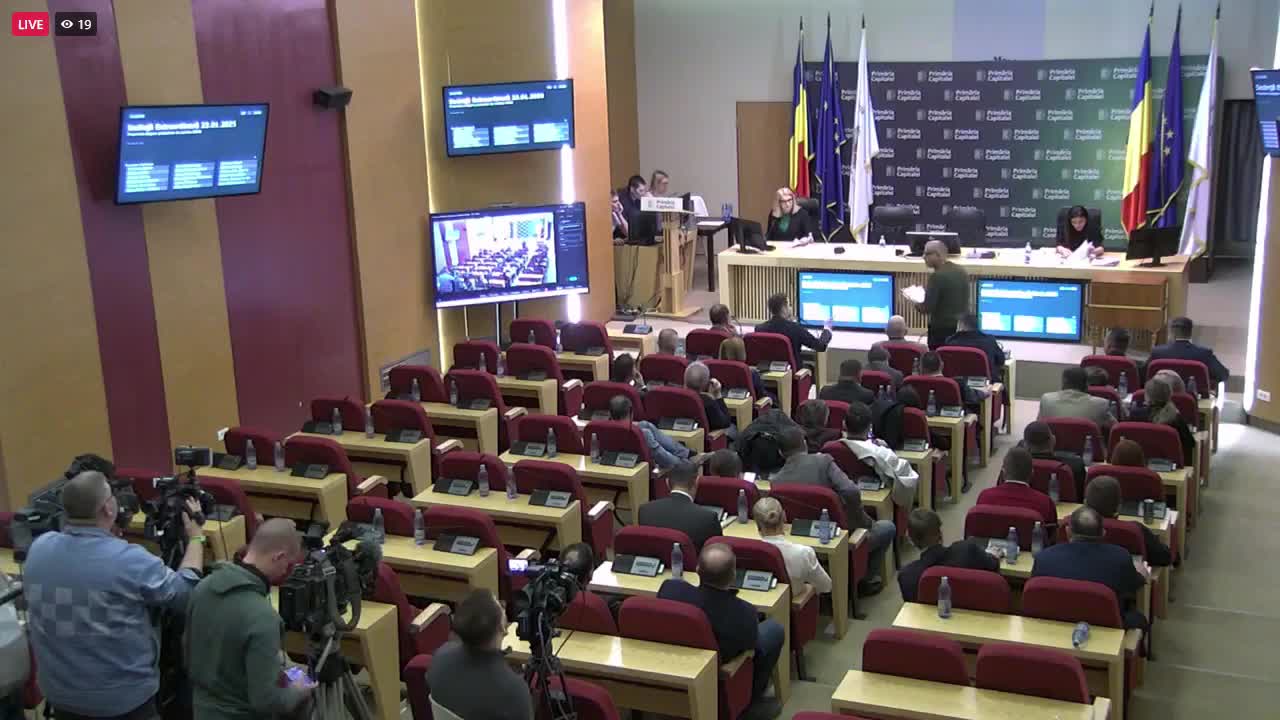 Ședința extraordinară a Consiliului General al Municipiului București din 23 ianuarie 2025