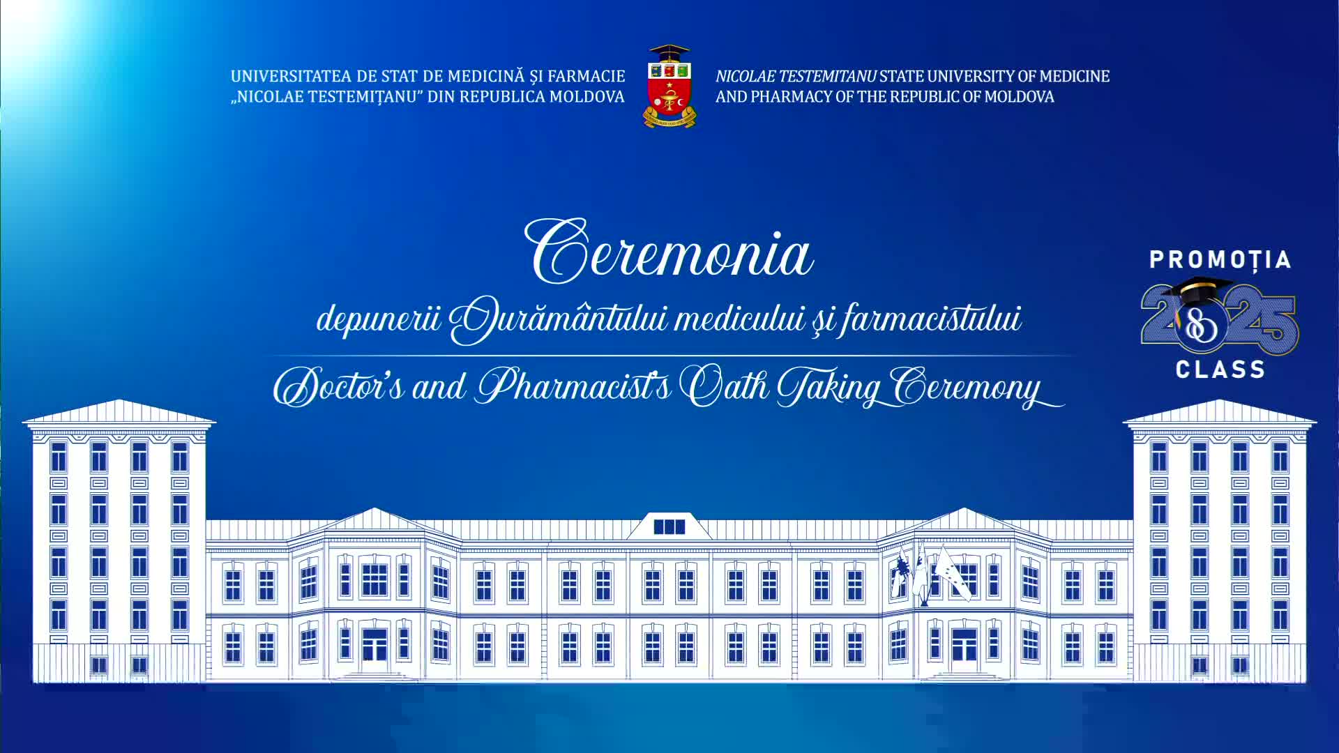 Ceremonia depunerii Jurământului Medicului și Farmacistului pentru absolvenții din Promoția 2025