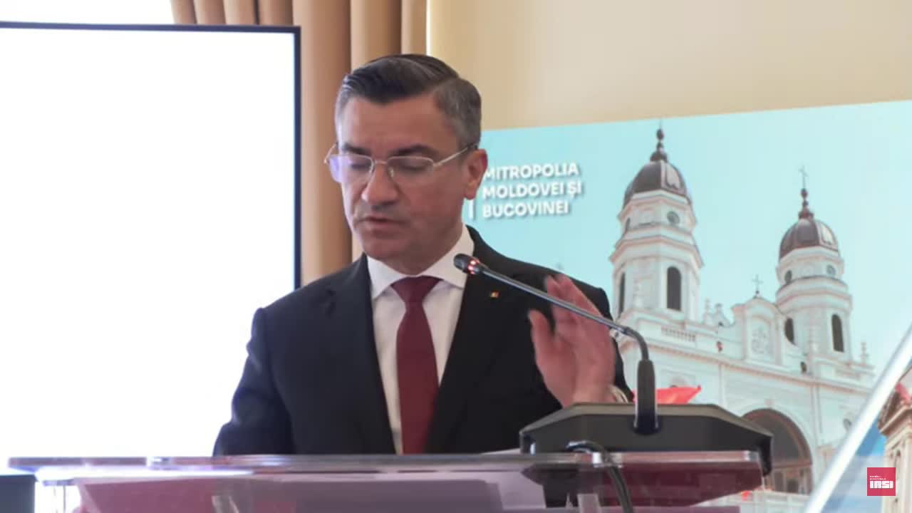 Conferința de presă susținută de primarul Municipiului Iași, Mihai Chirica