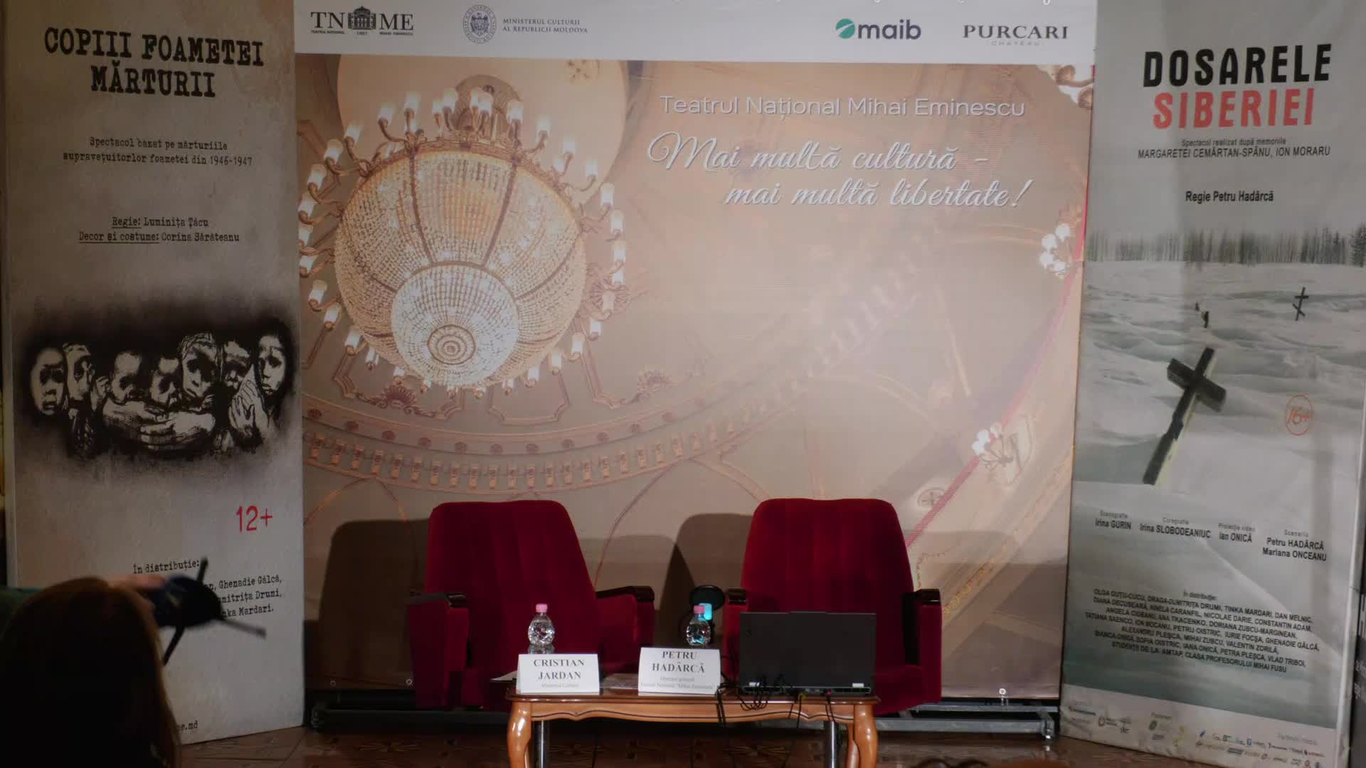 Conferința de presă cu tema „Teatrul ca act de memorie și solidaritate”