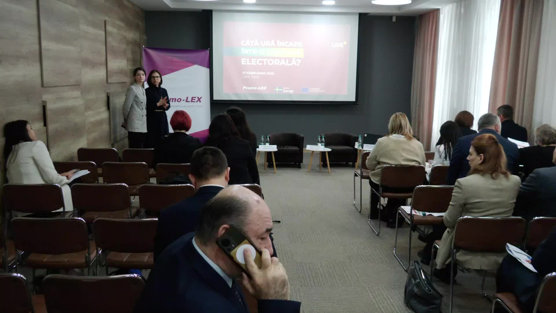 Evenimentul de prezentare a raportului de monitorizare „Discursul de ură și instigare la discriminare în spațiul public și online din Republica Moldova în perioada electorală pentru alegerile parlamentare din 28 septembrie 2025”