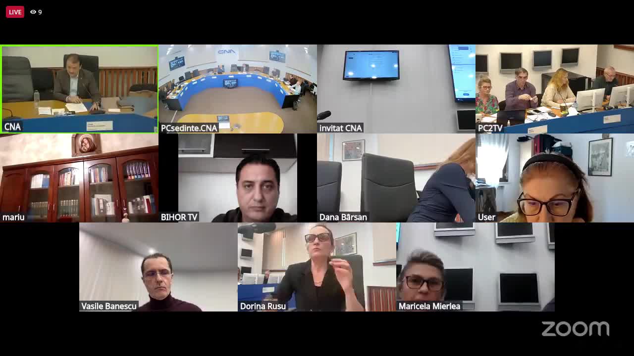 Ședința Consiliului Național al Audiovizualului din 4 noiembrie 2025