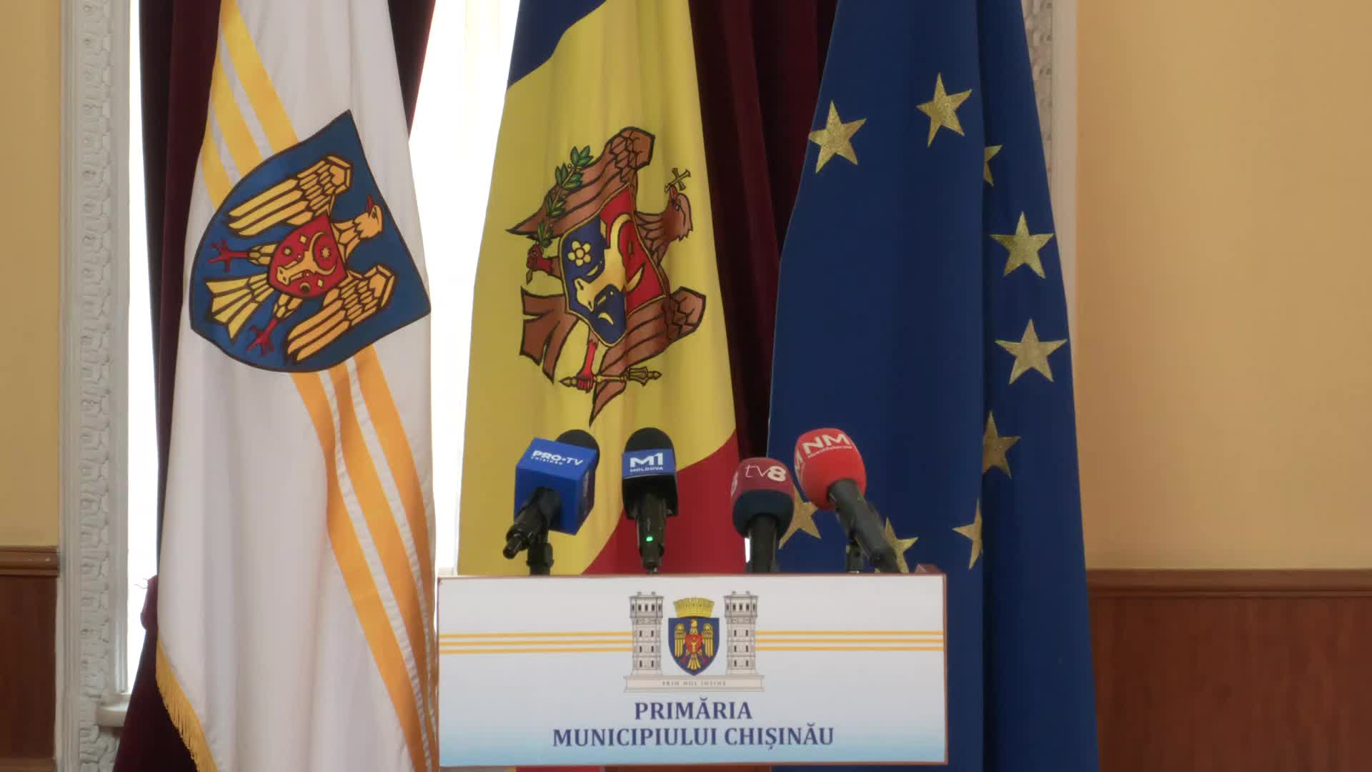 Conferință de presă susținută de Primarul General al municipiului Chișinău, Ion Ceban