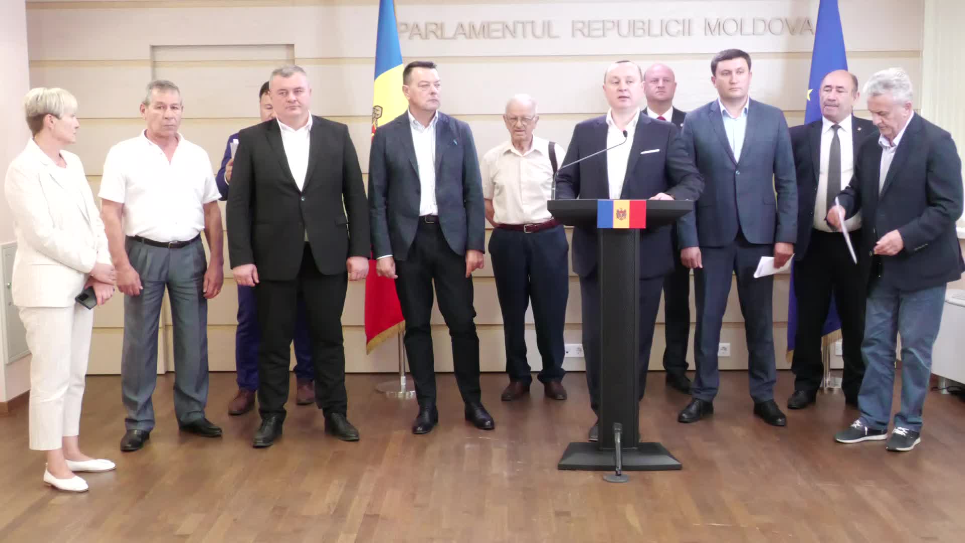 Briefing de presă al deputaților din Fracțiunea „Blocul Comuniștilor și Socialiștilor”