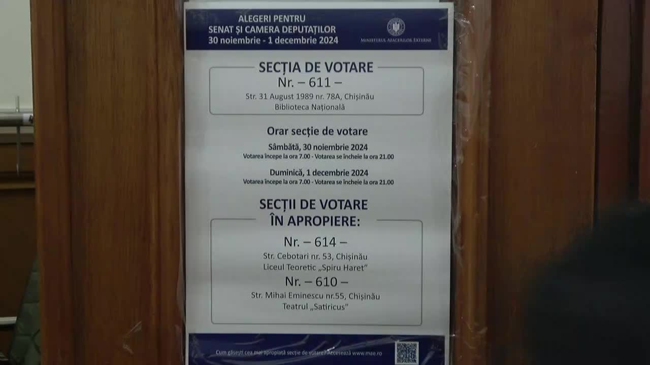 Exercitarea votului de către președintele PSD România în Republica Moldova, Iurie Ciocan, în cadrul alegerilor parlamentare din România