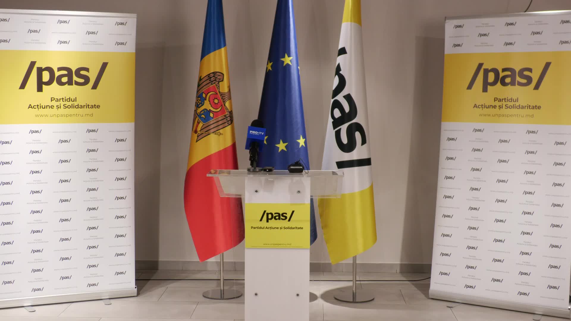 Conferința de presă cu tema „Personalități din diverse domenii se alături PAS în alegerile parlamentare”