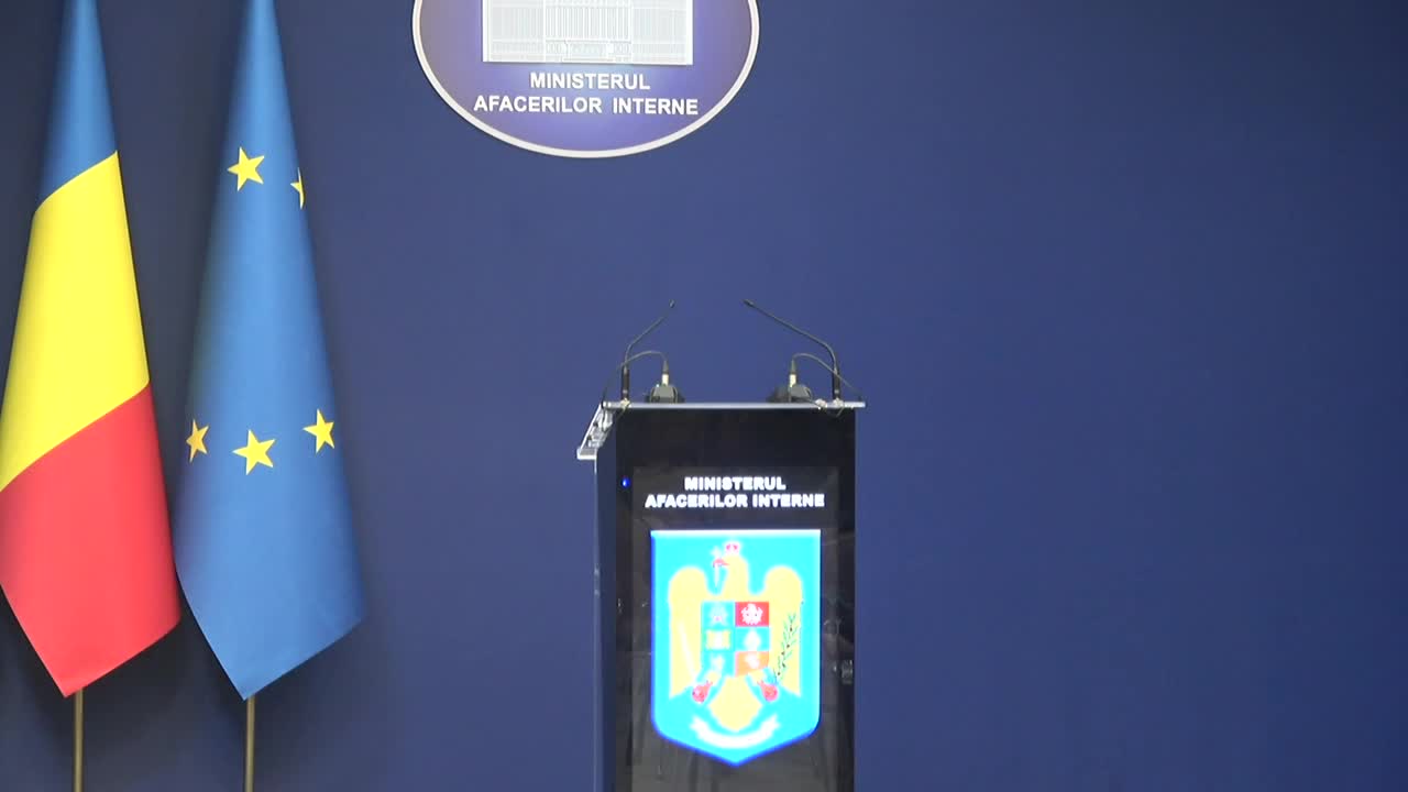 Declarații de presă organizate de Ministerul Afacerilor Interne al României despre misiunile structurilor MAI în contextul celui de-al doilea tur al alegerilor prezidențiale - ora 11:00