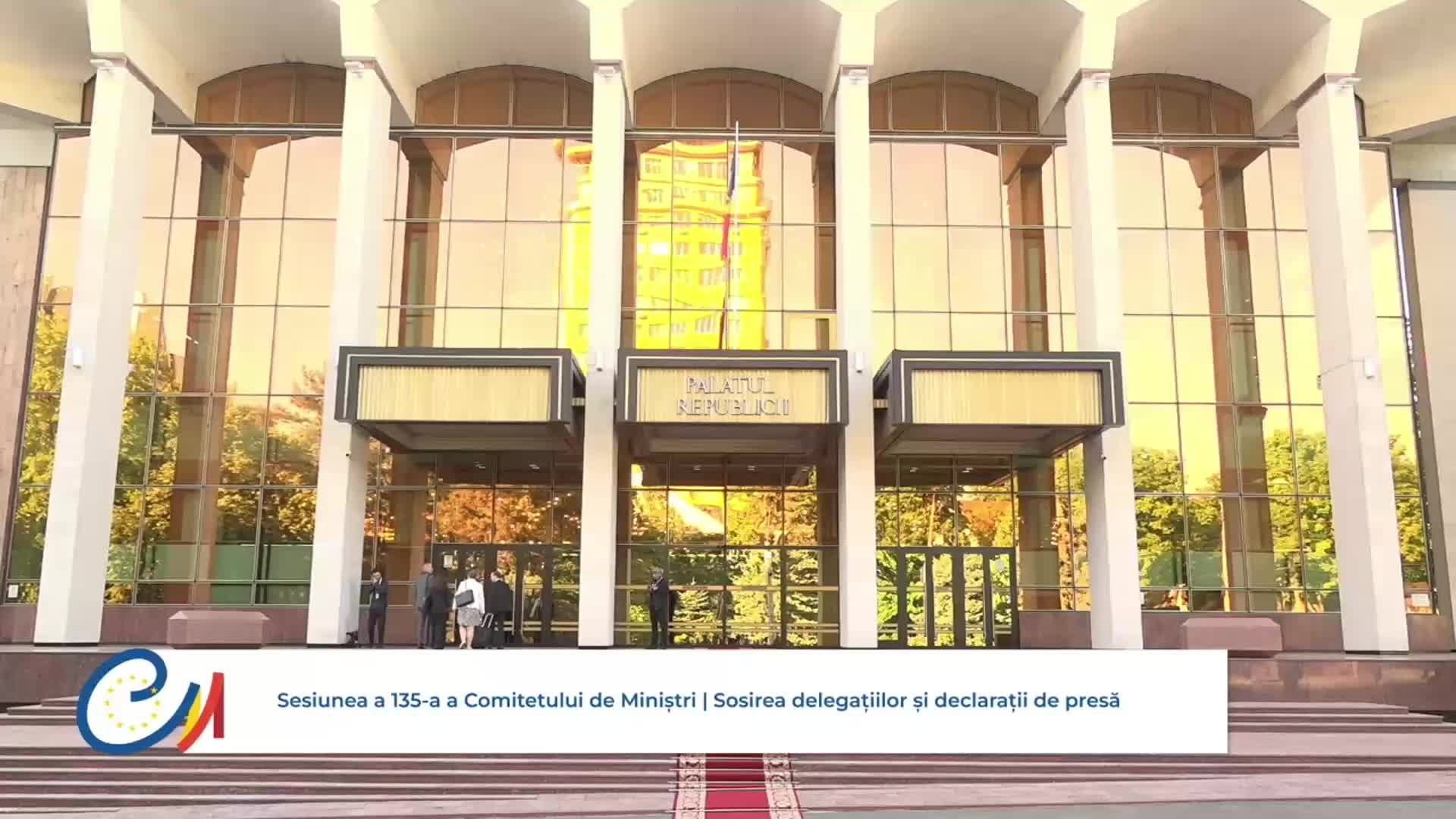 Întâmpinarea delegațiilor oficiale la Sesiunea Ministerială a Comitetului de Miniștri al Consiliului Europei
