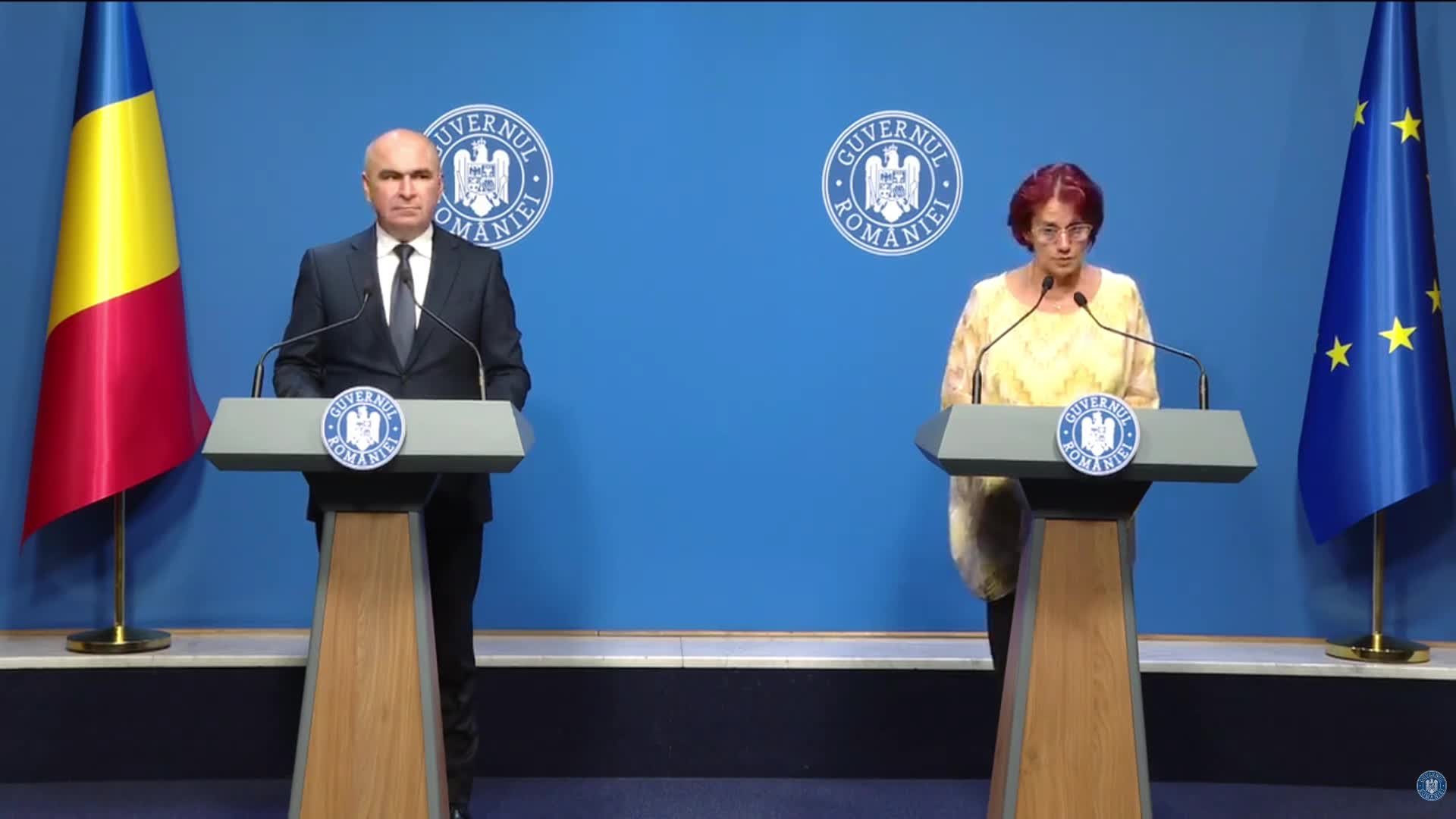 Conferință de presă susținută de ministrul Investițiilor și Proiectelor Europene al României, Dragoș Pîslaru, și președintele Casei Naționale de Asigurări de Sănătate (CNAS), Horațiu Moldovan cu tema „Bilanțul implementării Planului Național de Redresare și Reziliență”