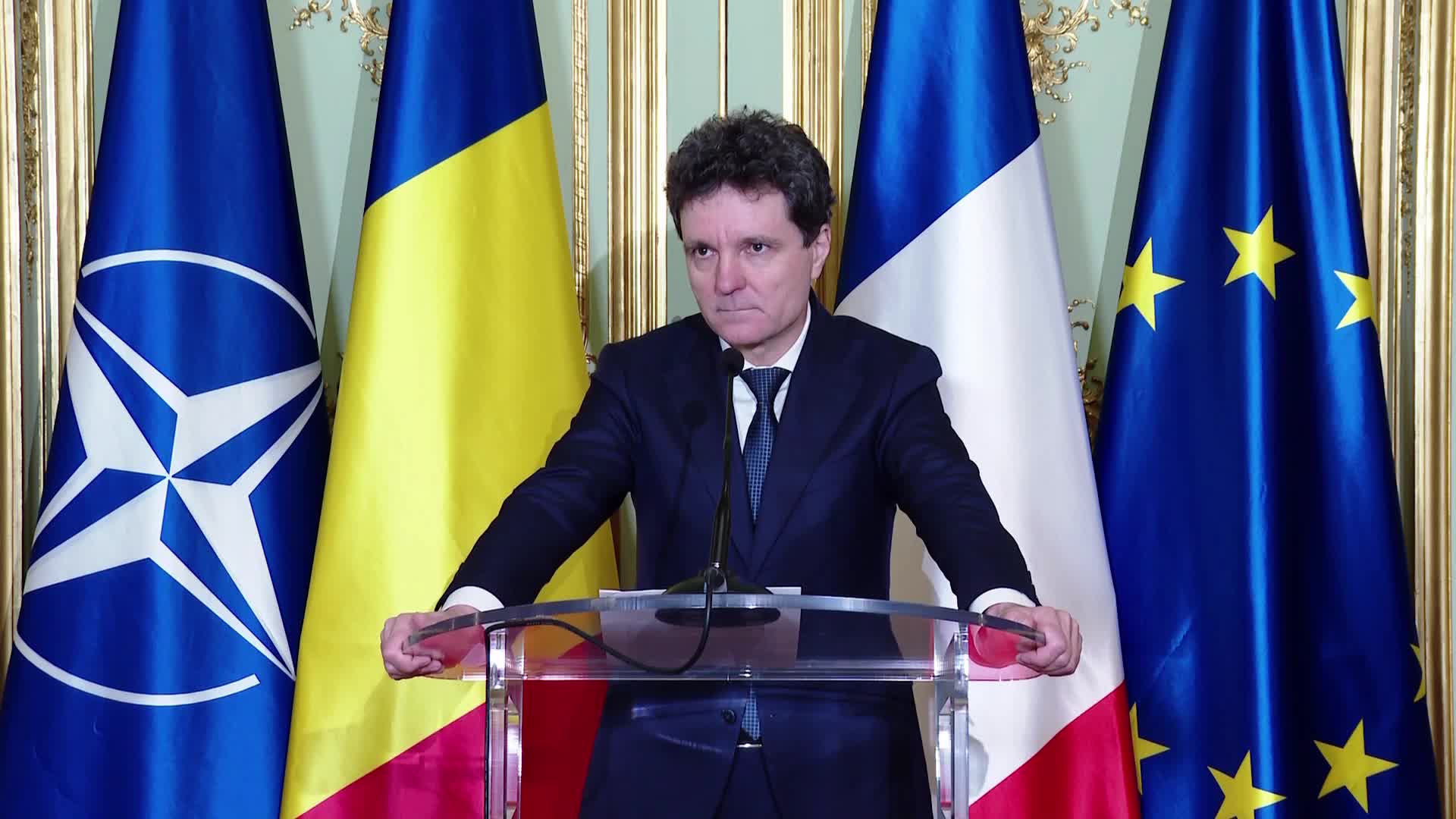 Declarație de presă susținută de Președintele României, Nicușor Dan, la Paris, după participarea la Summitul Coaliției de Voință