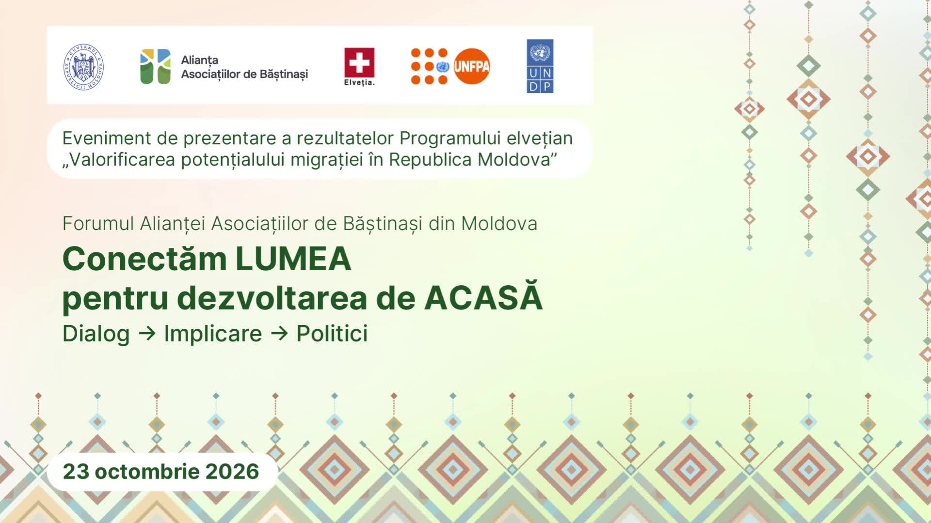 Forumul Alianței Asociațiilor de Băștinași din Moldova 2026