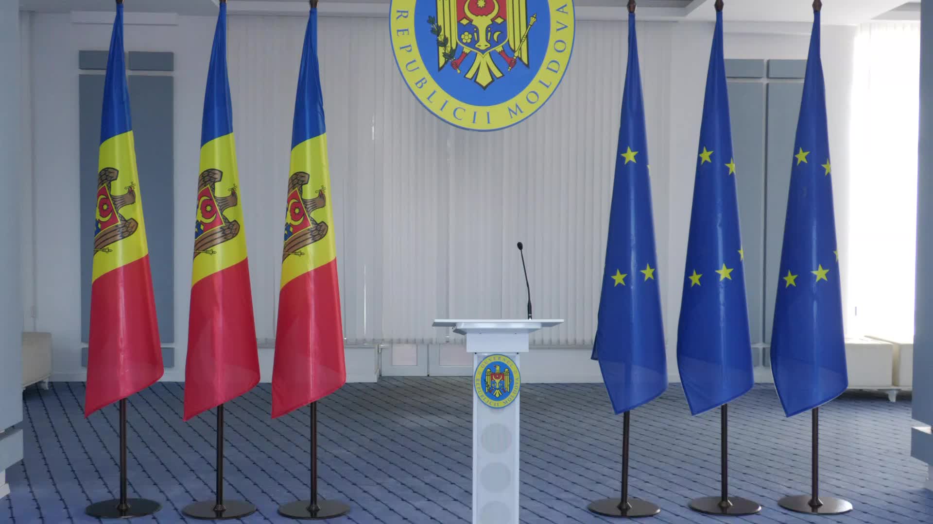 Briefing de presă susținut de viceprim-ministrul pentru reintegrare, Valeriu Chiveri