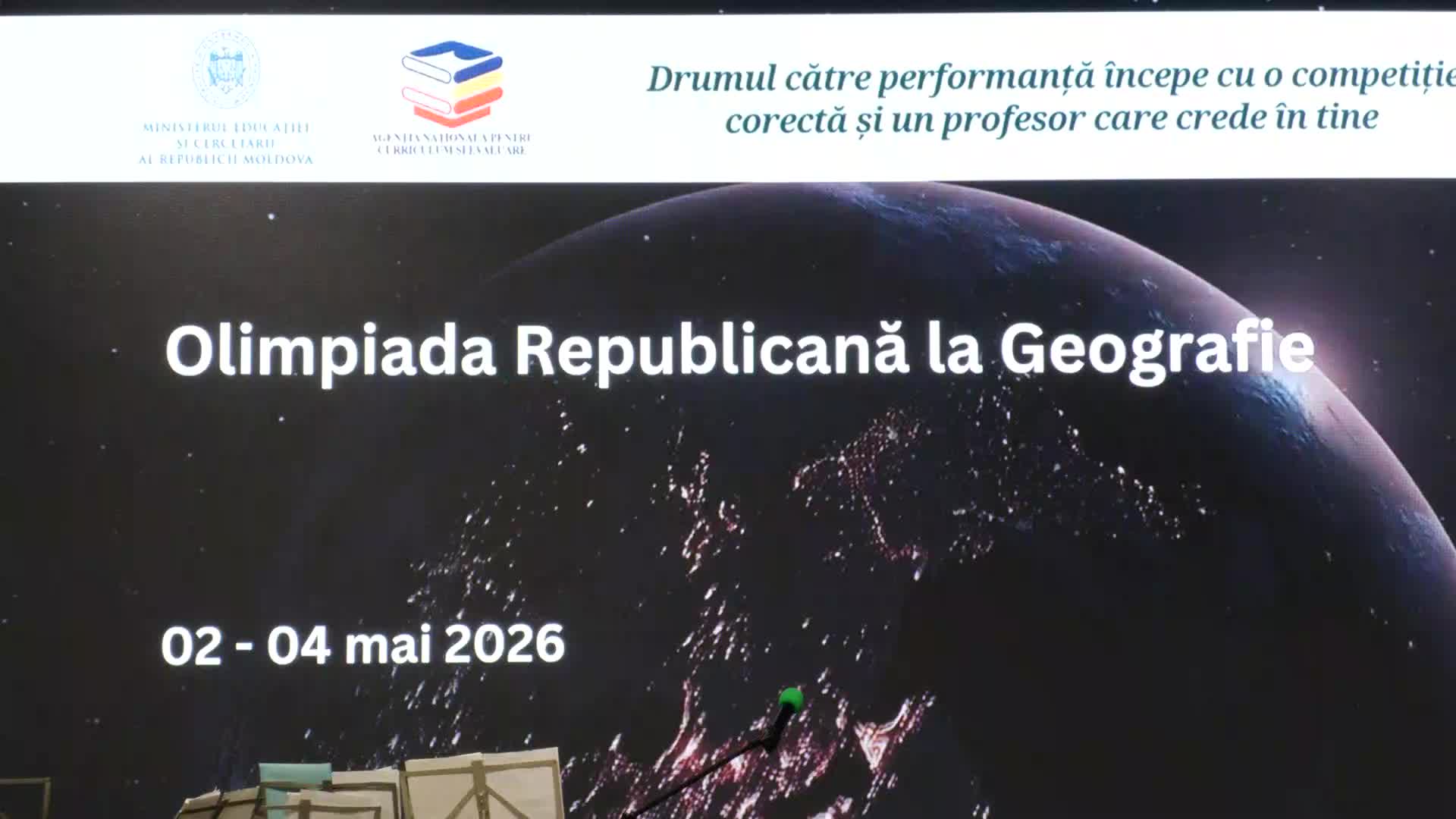 Festivitatea de deschidere a Olimpiadei Republicane la Geografie