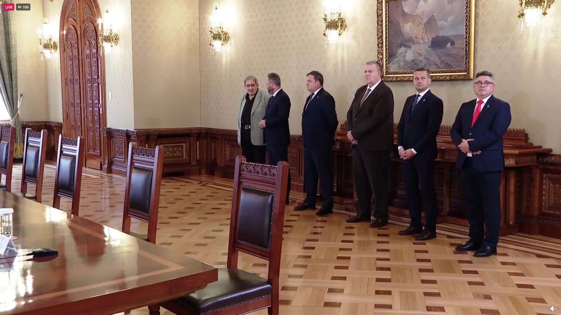 Consultări la Palatul Cotroceni cu partidele și formațiunile politice parlamentare - Grupul Parlamentar al Minorităților Naționale