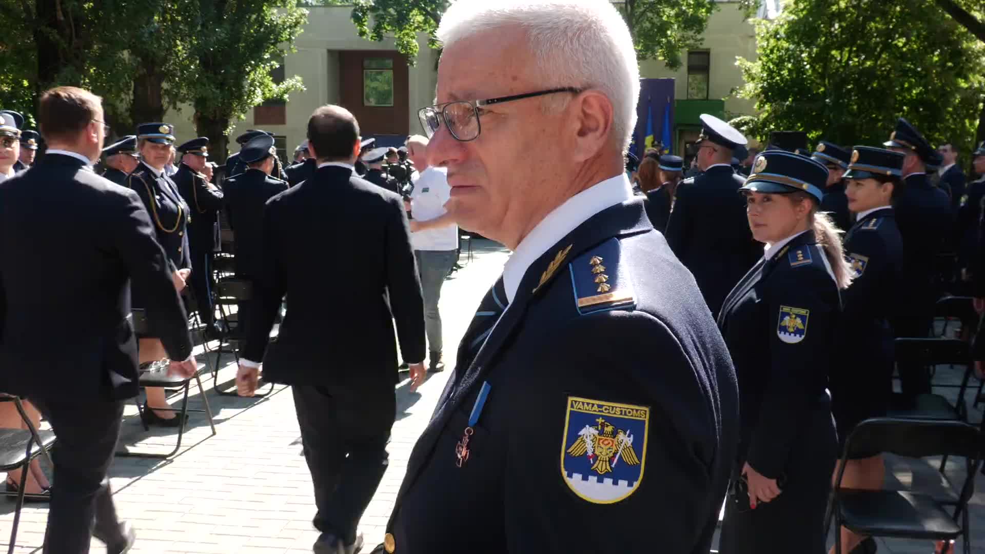 Ceremonia aniversară dedicată celor 35 de ani de la fondarea Serviciului Vamal al Republicii Moldova