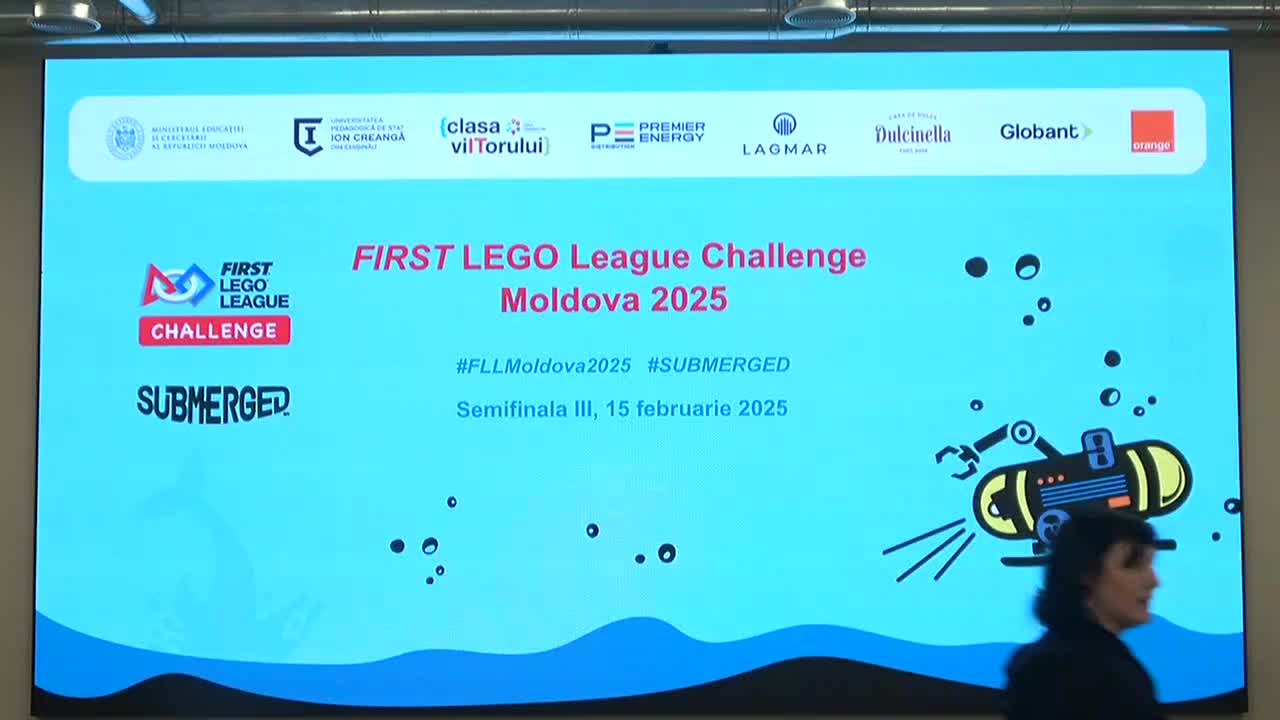 Semifinala 3 FIRST LEGO League Moldova 2025 SUBMERGED