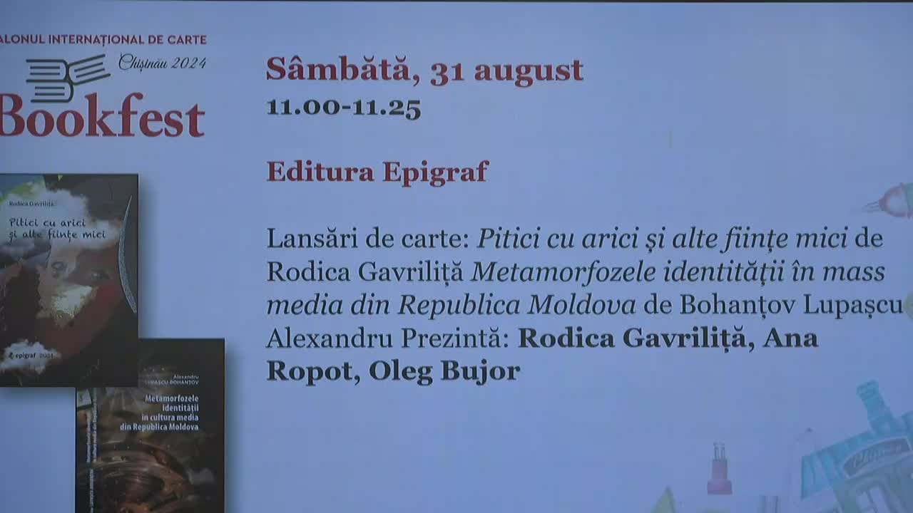 Lansarea de carte „Pitici cu arici și alte ființe mici” de Rodica Gavriliță