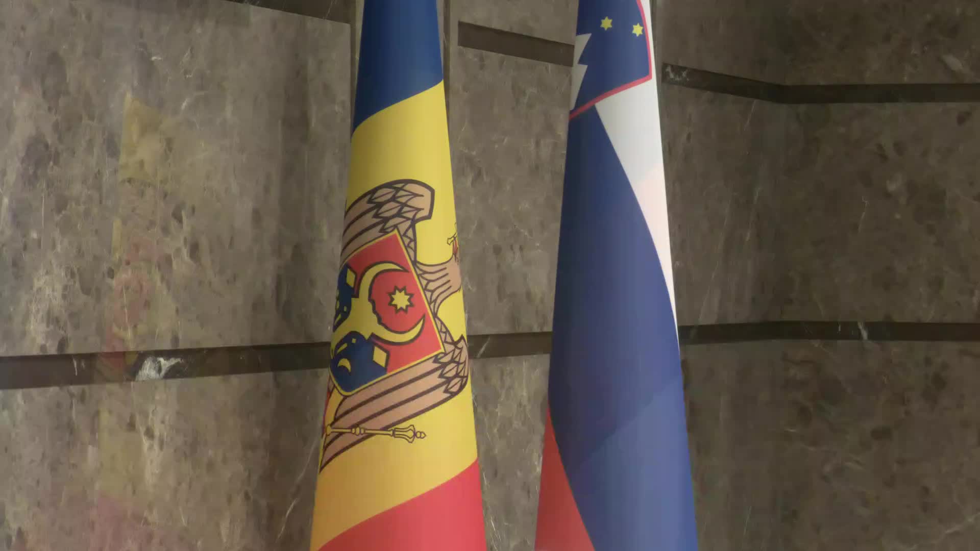 Conferință de presă susținută de Președintele Parlamentului Republicii Moldova, Igor Grosu, și Președinta Adunării Naționale a Republicii Slovenia, Urška Klakočar Zupančič