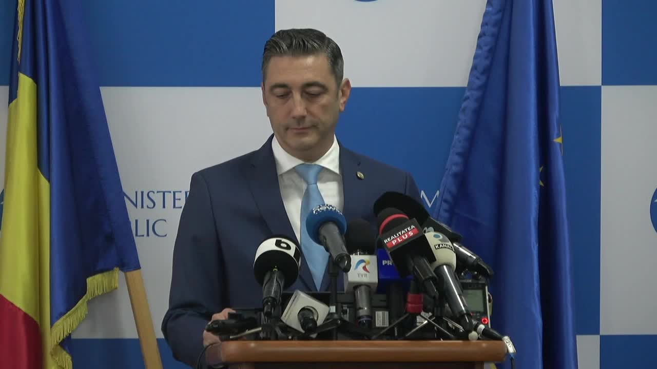 Conferință de presă susținută de Procurorul General al Parchetului de pe lângă Înalta Curte de Casație și Justiție a României