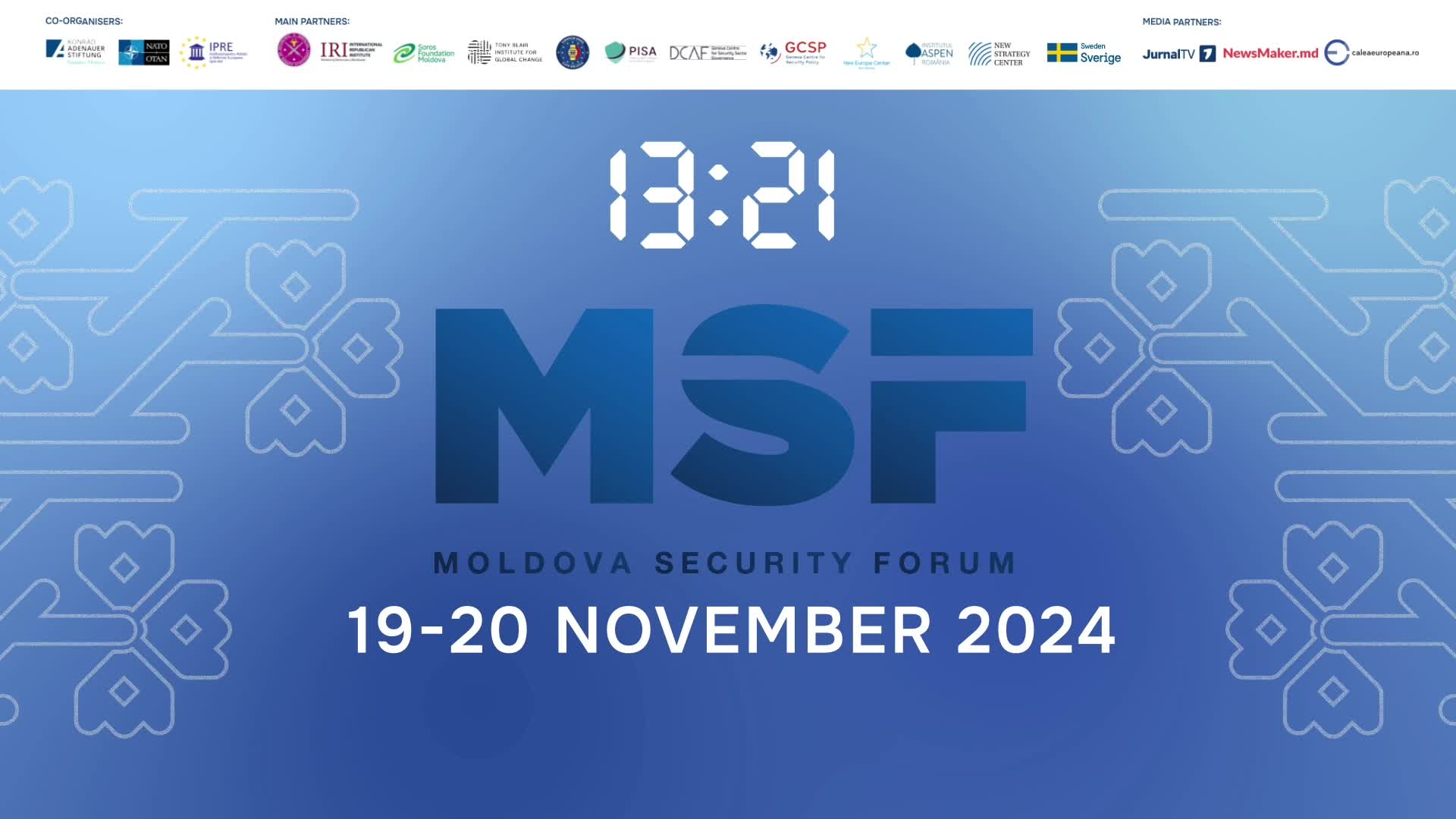 The first edition of the Moldova Security Forum, second day