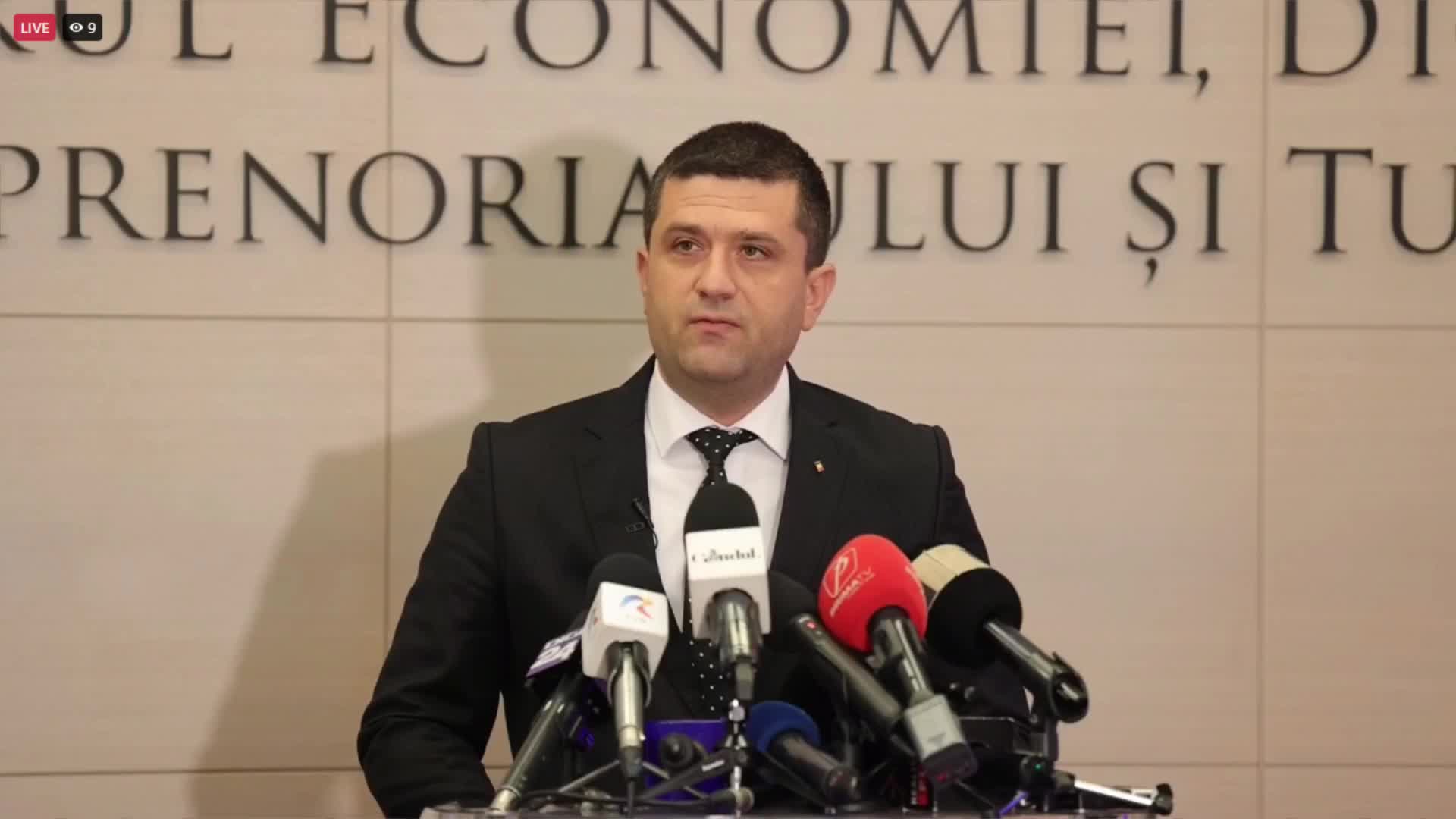 Conferință de presă organizată de Ministerul Economiei, Digitalizării, Antreprenoriatului și Turismului al României privind măsurile luate de ministrul Economiei pentru administrarea eficientă a companiilor de stat și o serie de propuneri legislative în acest sens