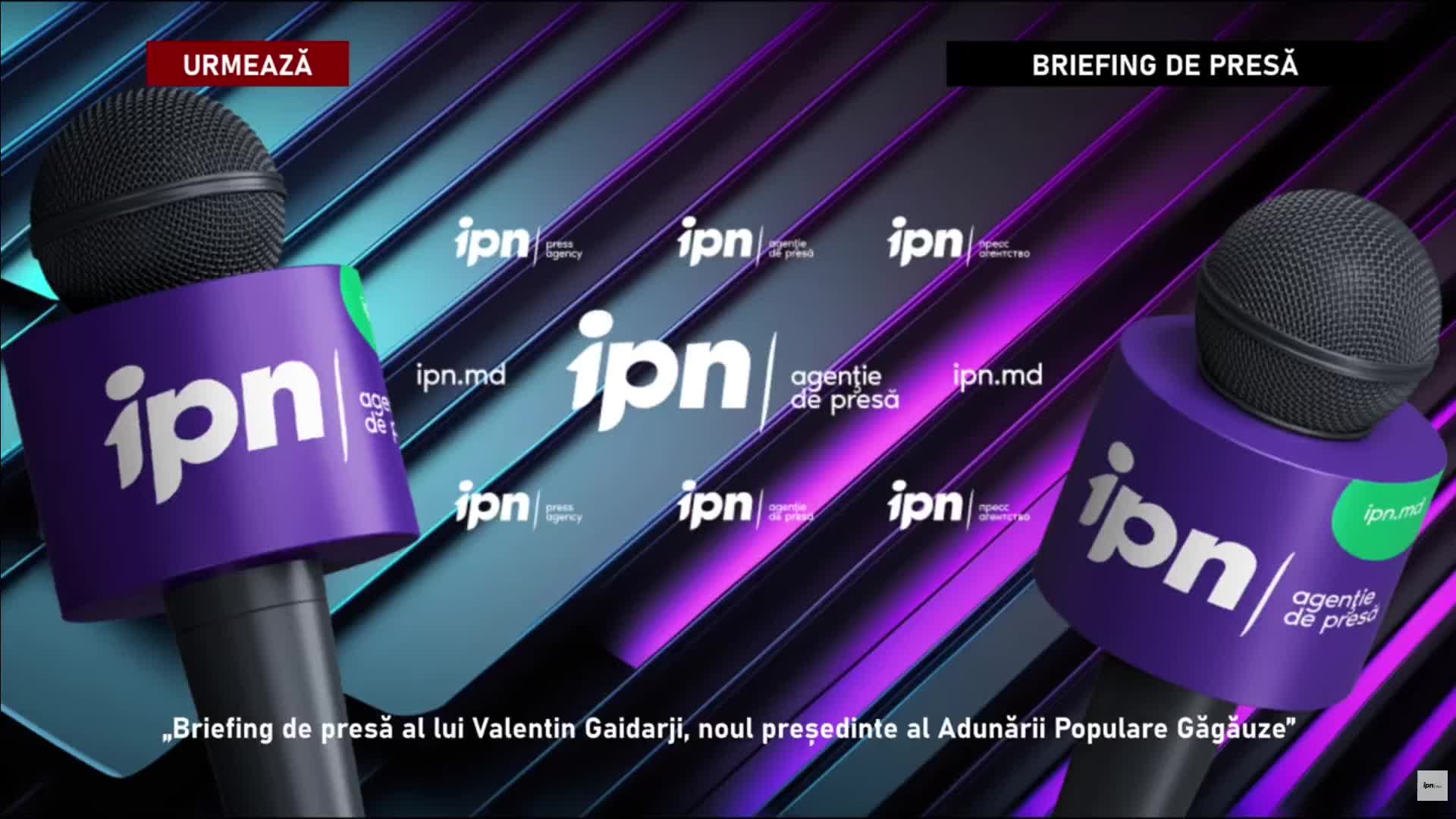 Briefing de presă susținut de Valentin Gaidarji, noul președinte al Adunării Populare Găgăuze”