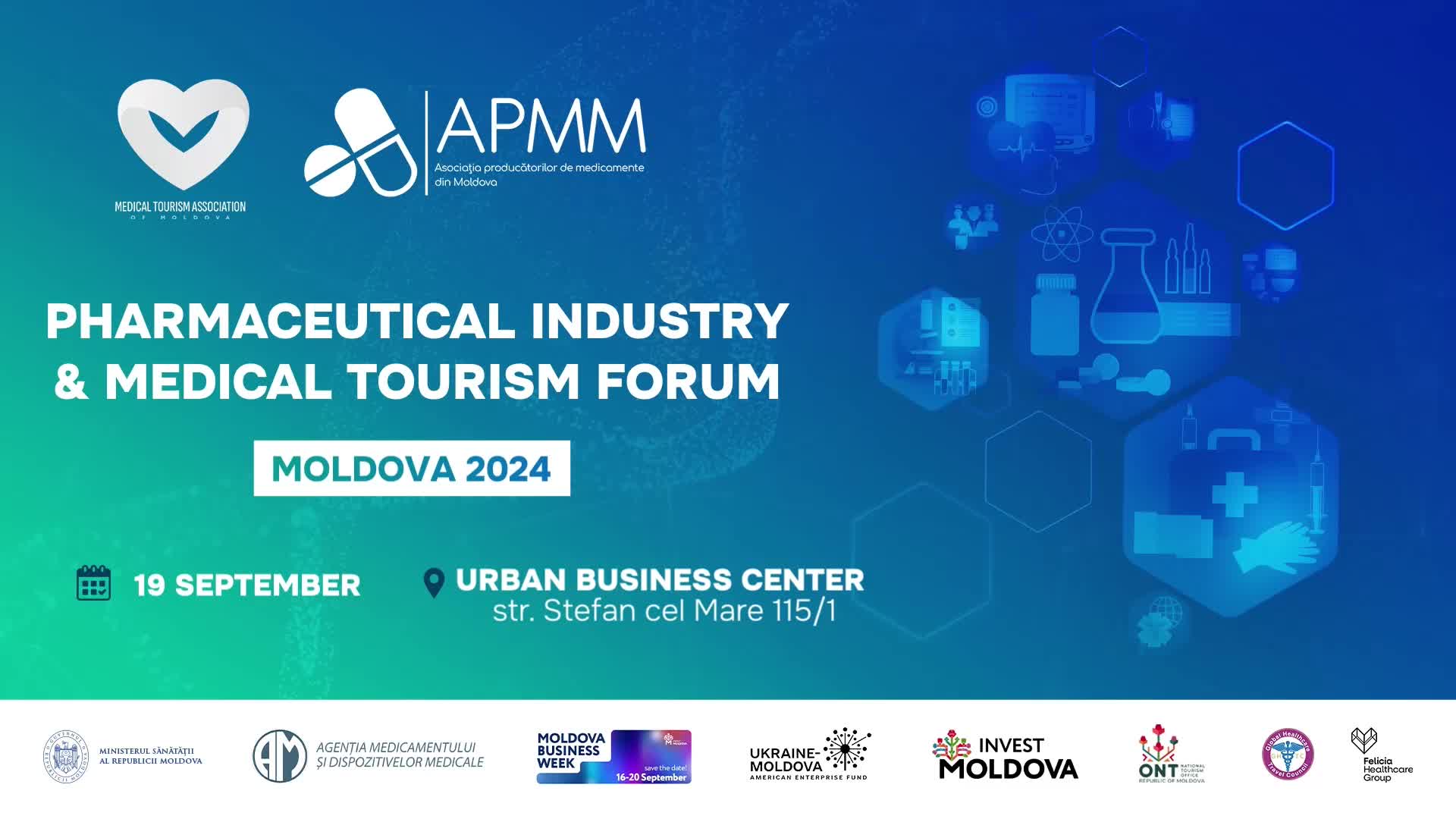 Forumul „Industria farmaceutică & Turism medical”, în cadrul Moldova Business Week 2024