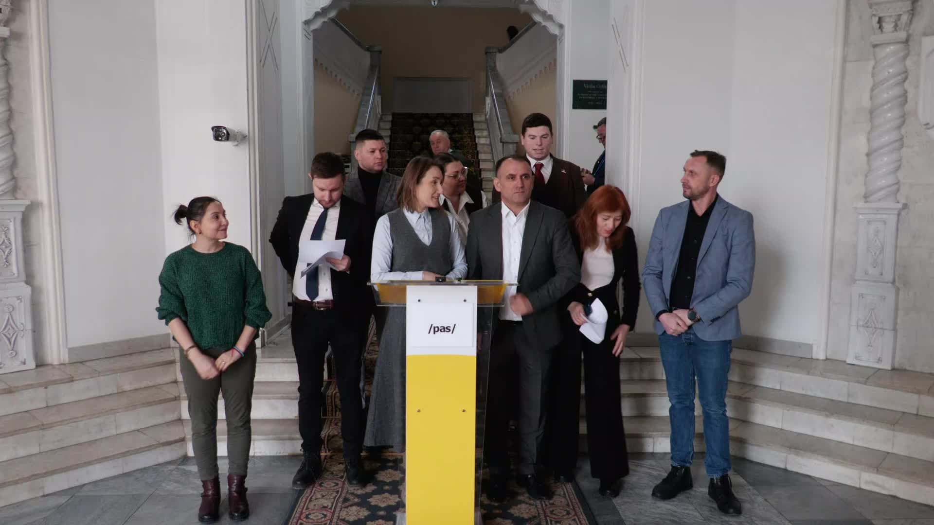 Conferință de presă susținută de fracțiunea PAS din Consiliul Municipal Chișinău