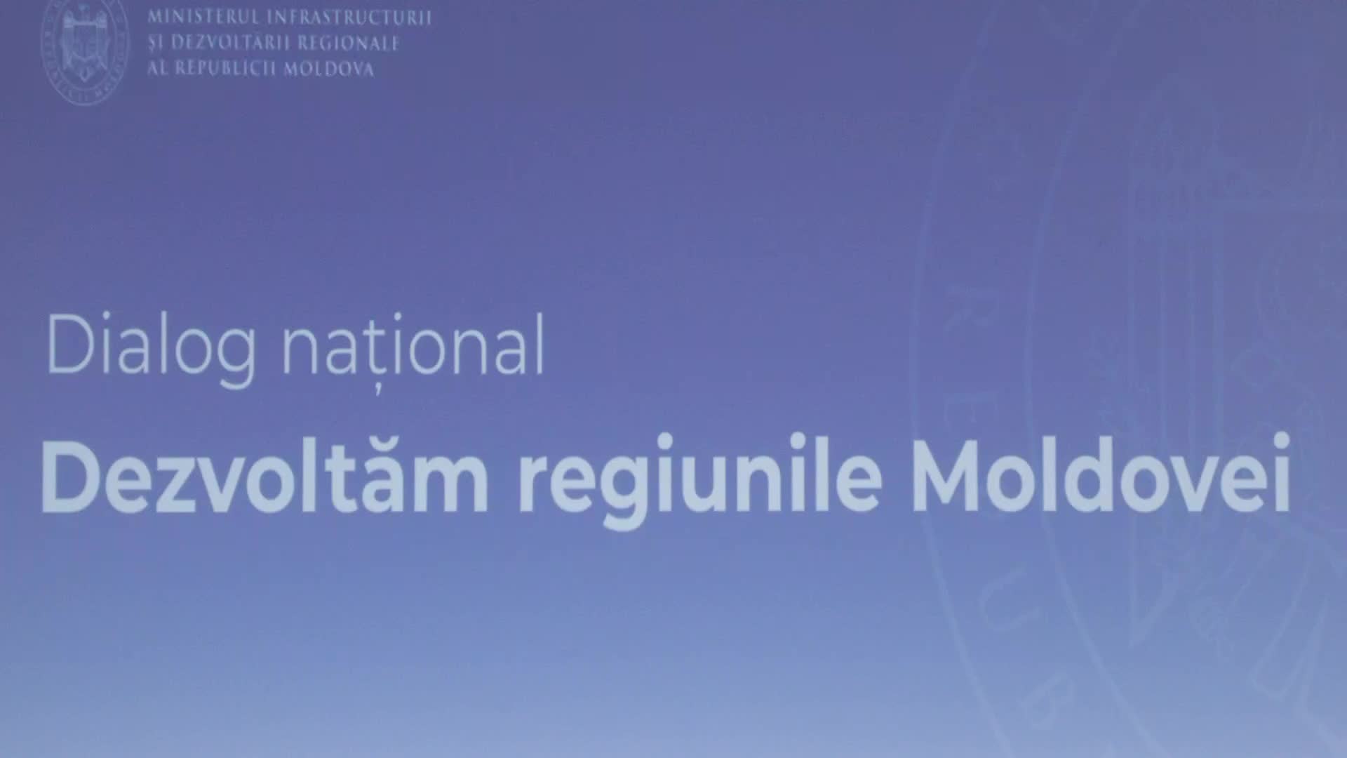 Evenimentul „Dialog național – dezvoltăm regiunile Moldovei”, o platformă de discuții a echipei Ministerului Infrastructurii și Dezvoltării Regionale cu reprezentanții autorităților publice locale din țară