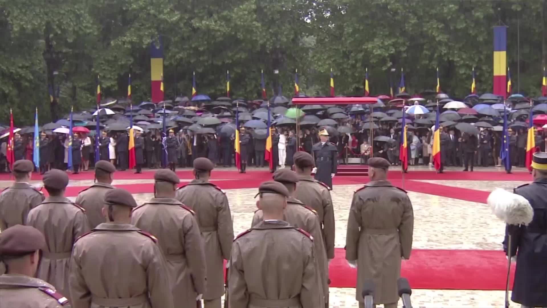 Ceremonie militară cu prilejul învestirii în funcția de Președinte al României a domnului Nicușor Dan