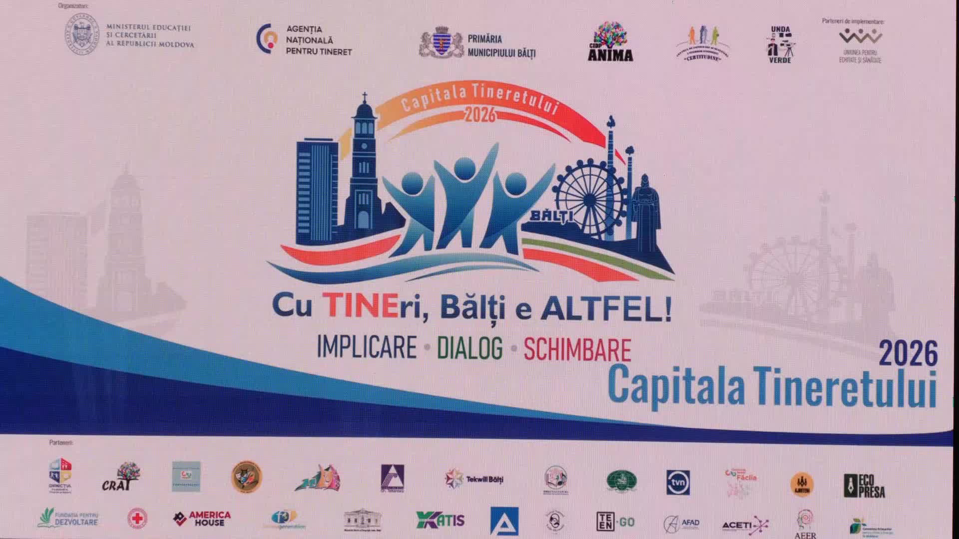Evenimentul de deschidere a programului „Bălți – Capitala Tineretului 2026”