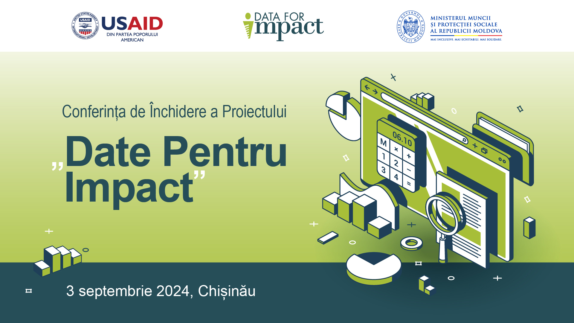 Lansarea Sistemului de Informații pentru Protecția Copilului (SIPC), în cadrul conferinței de închidere a proiectului USAID „Date pentru Impact” (D4I)