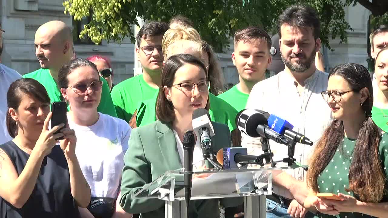 Anunțarea candidaturii Anei Ciceală la Primăria municipiului București din partea Partidului SENS