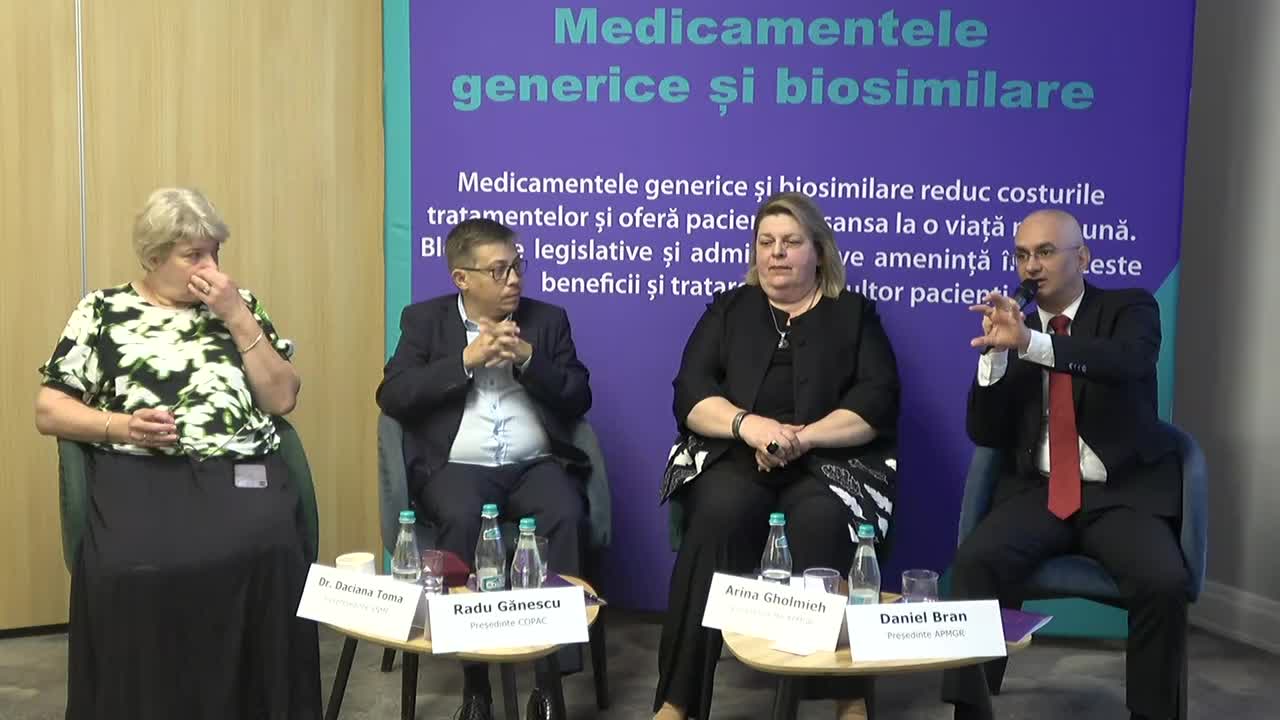 Conferință de presă organizată de Asociația Producătorilor de Medicamente Generice din România