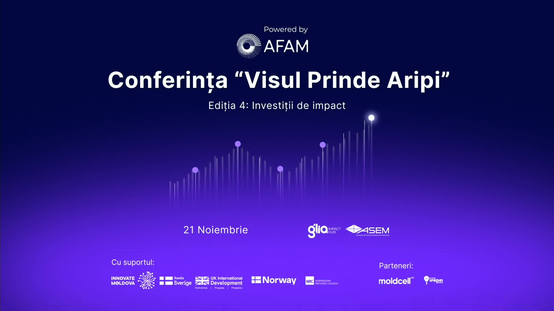 Conferința Asociației Femeilor Antreprenoare din Republica Moldova „Visul Prinde Aripi: Investiții de impact”