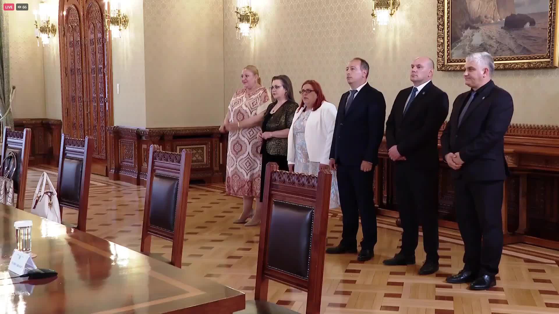 Consultări la Palatul Cotroceni cu partidele și formațiunile politice parlamentare - Partidul S.O.S. România (SOS)