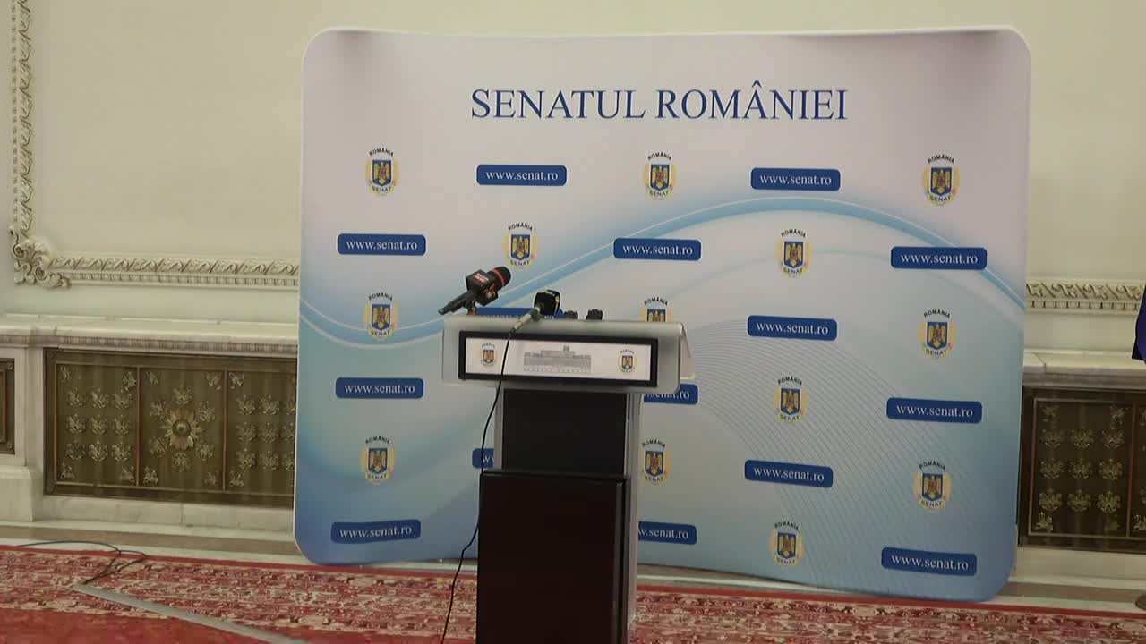 Conferință de presă organizată de Alianța pentru Unirea Românilor, cu prilejul semnării protocolului de colaborare cu Partidul Democrația Acasă din Republica Moldova