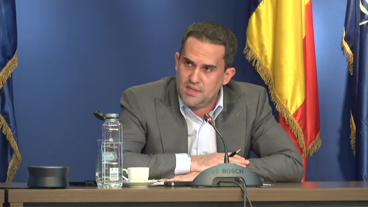 Conferință de presă susținută de ministrul Transporturilor și Infrastructurii, Ciprian Șerban, privind bilanțul activității pe durata mandatului