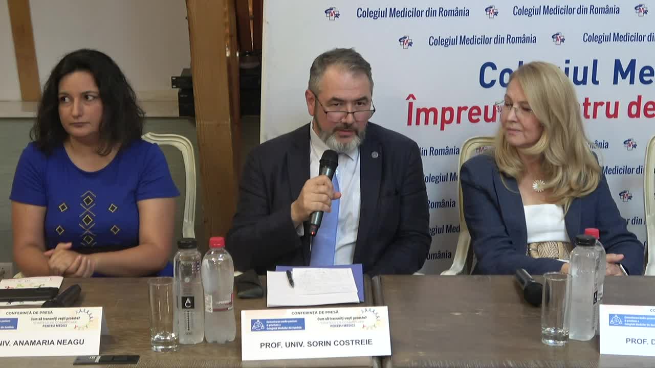 Conferinţa de lansare a documentului „Strategii de comunicare pentru medici: Cum să transmiţi veşti proaste?”