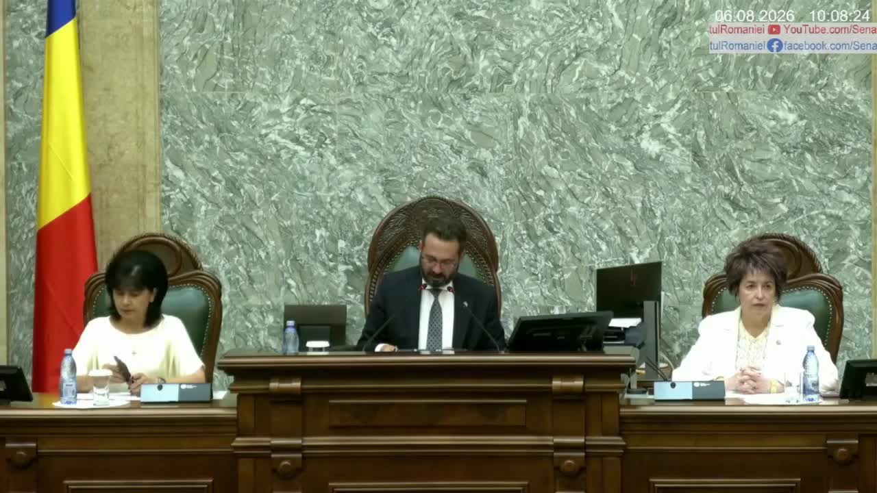 Ședința în plen a Senatului României din 6 august 2026